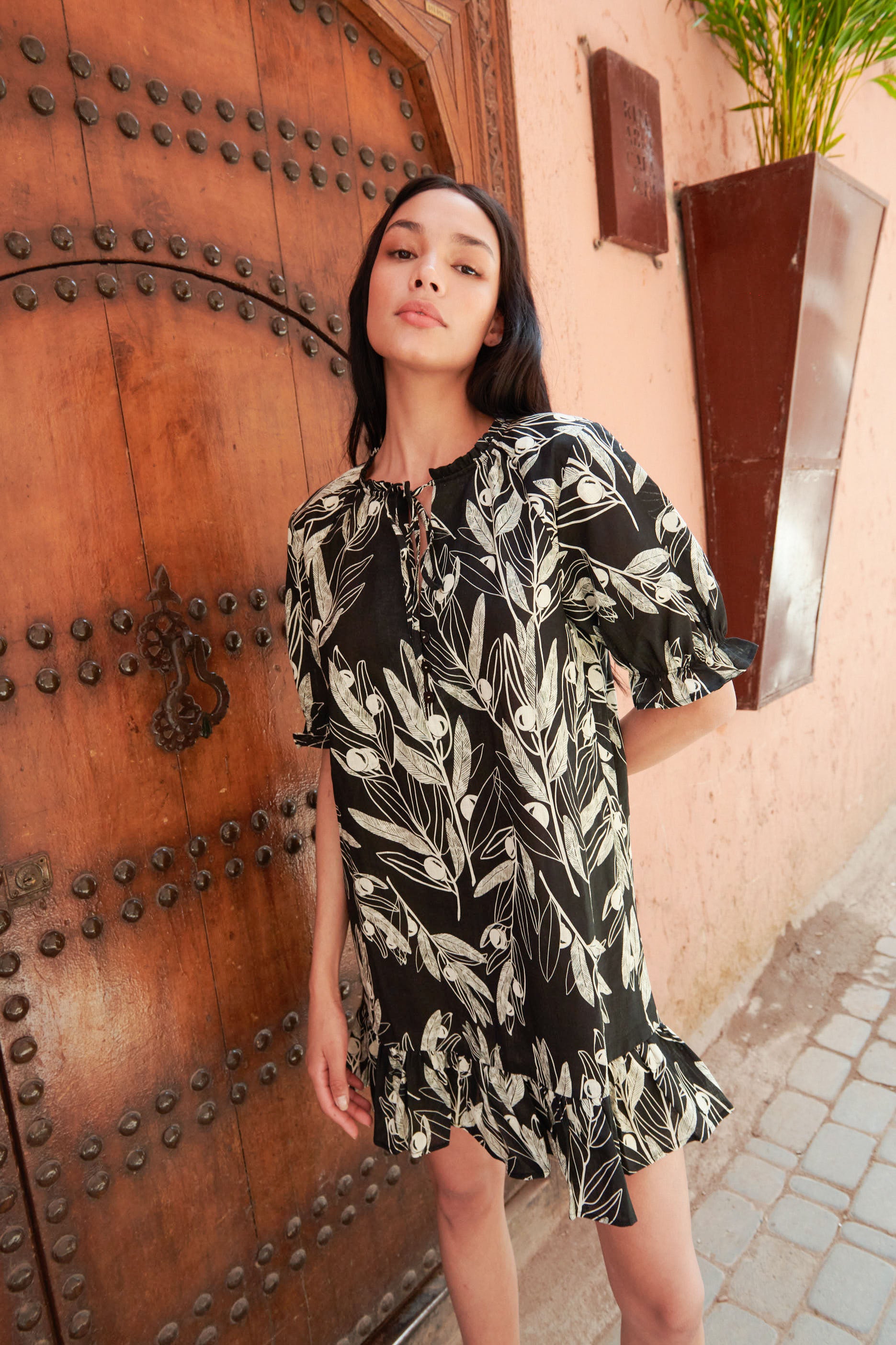 Black Berries Dress