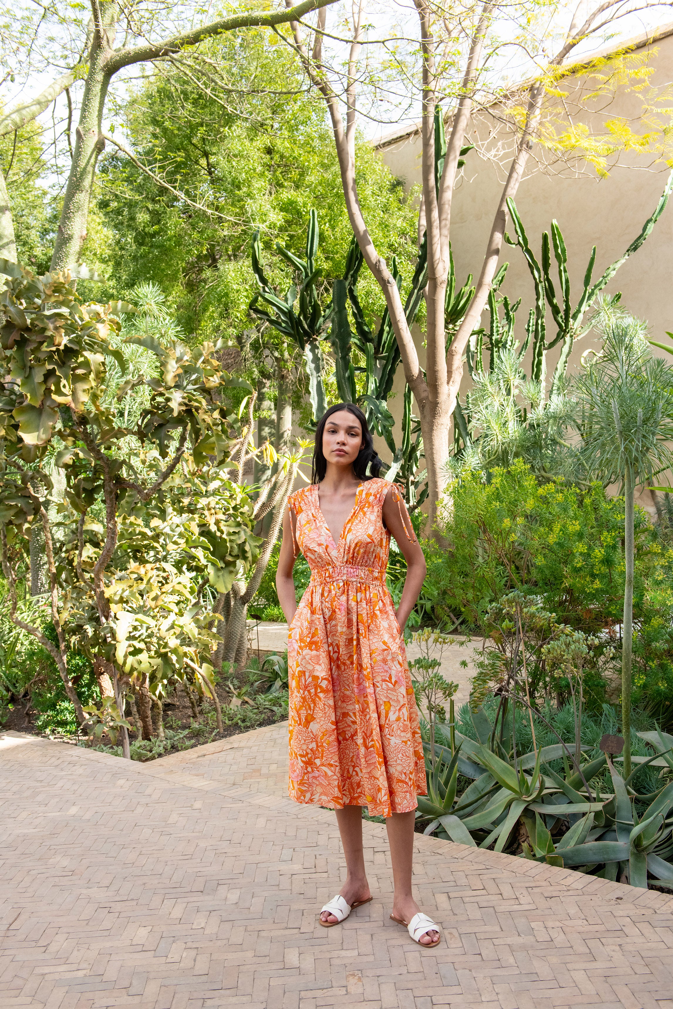 Vintage Peony Dress