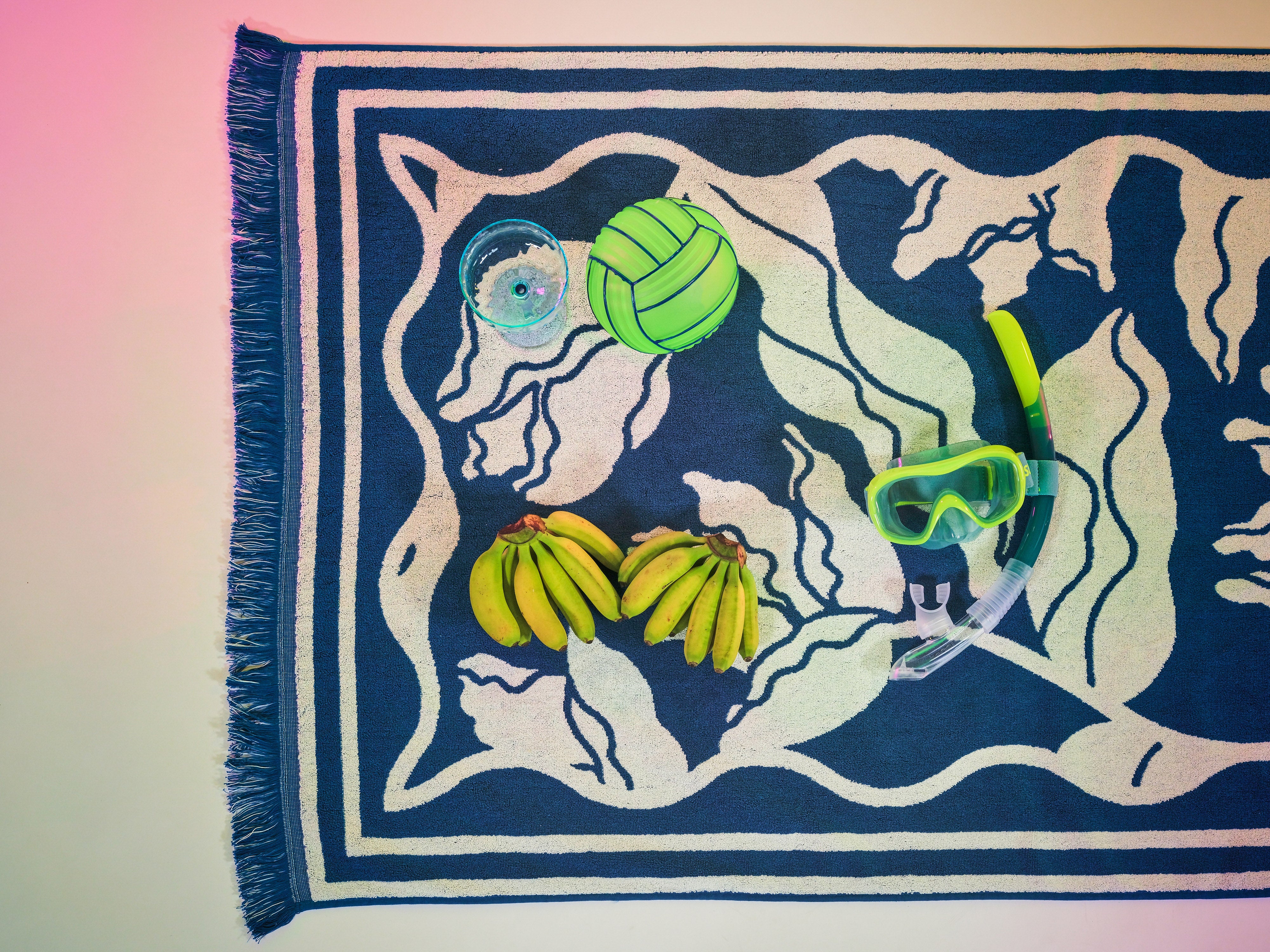 Blue Tulips Towel