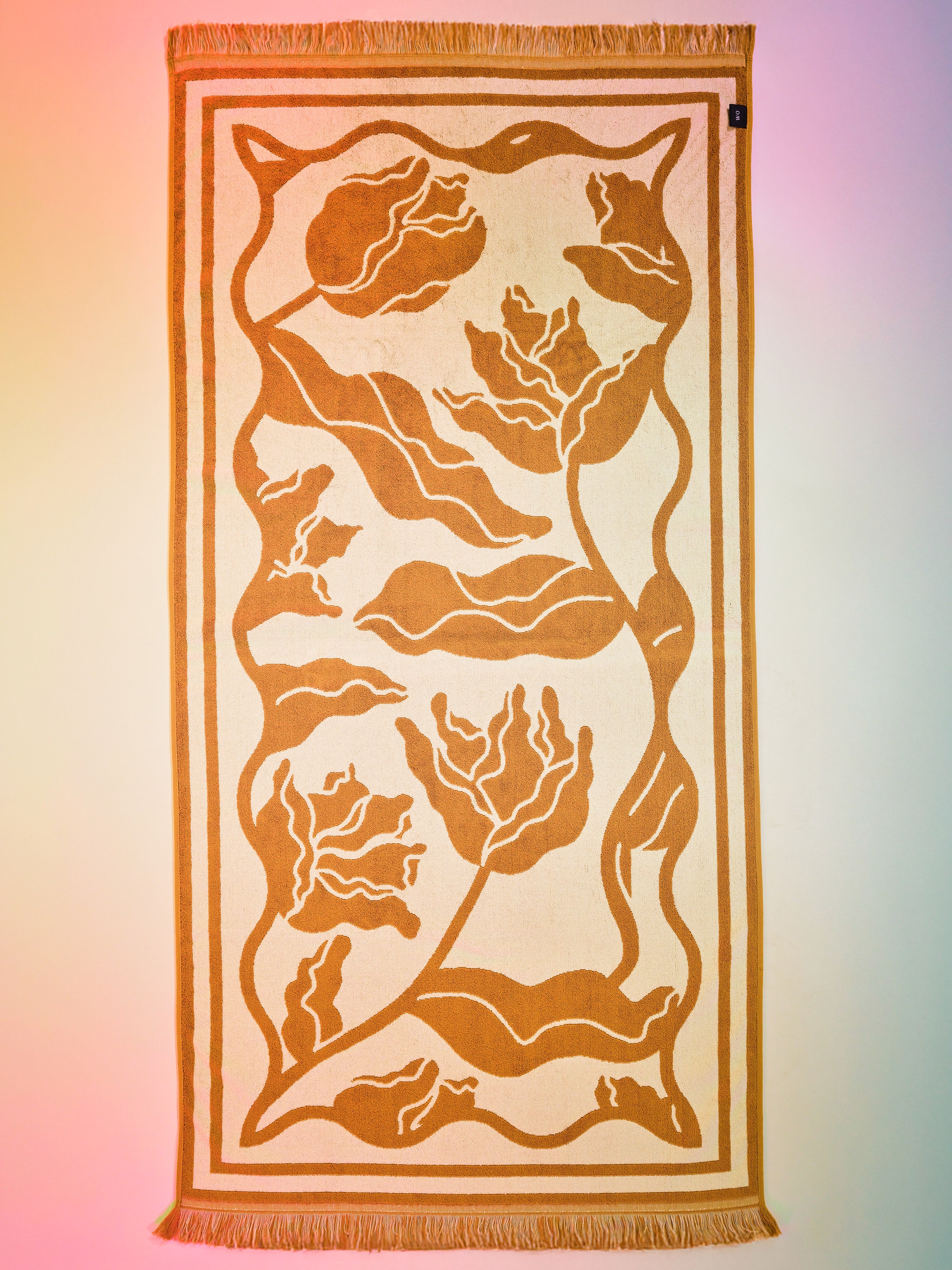 Teh Tarik Tulips Towel