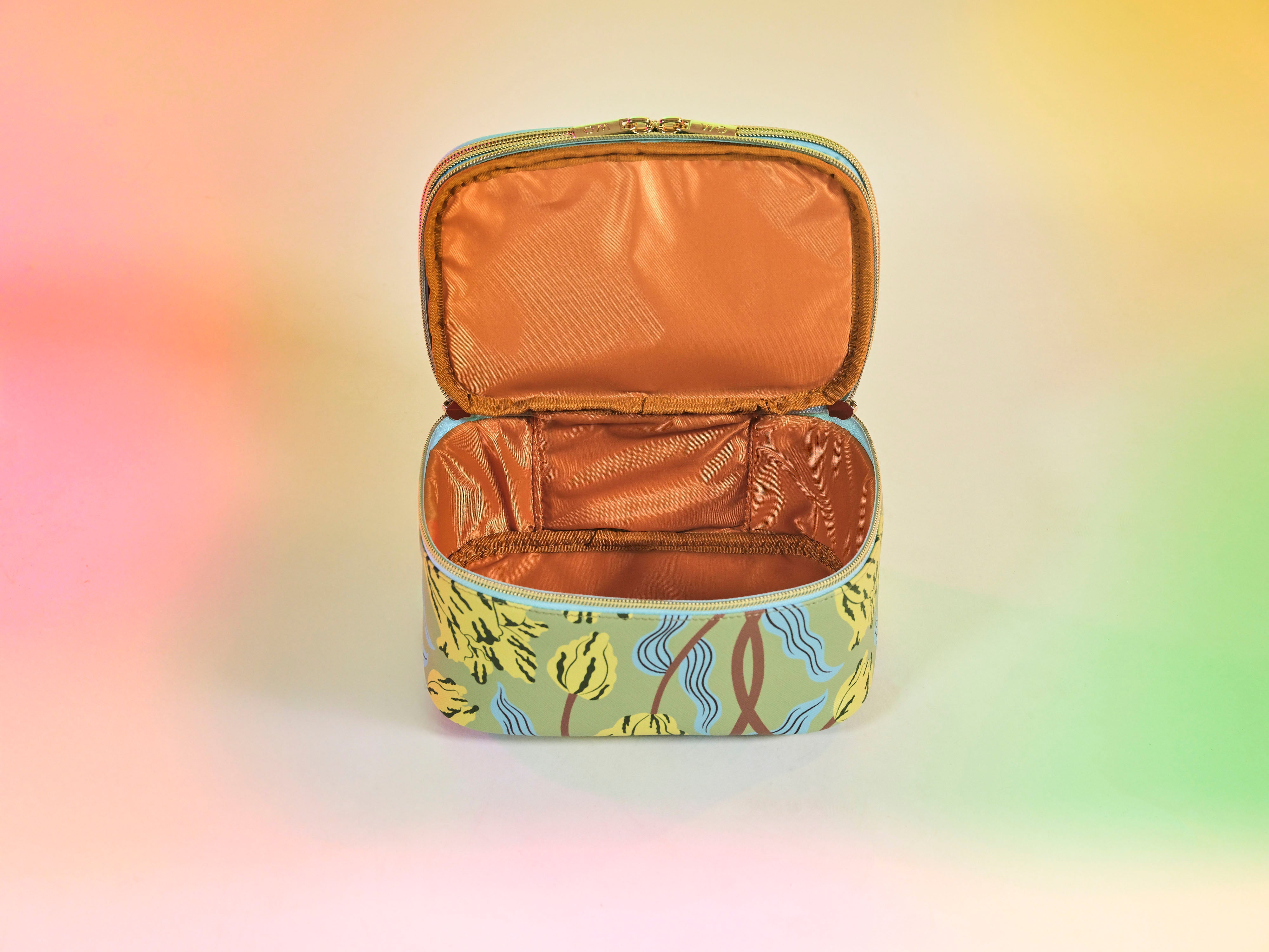 Yellow Tulips Cosmetics Case