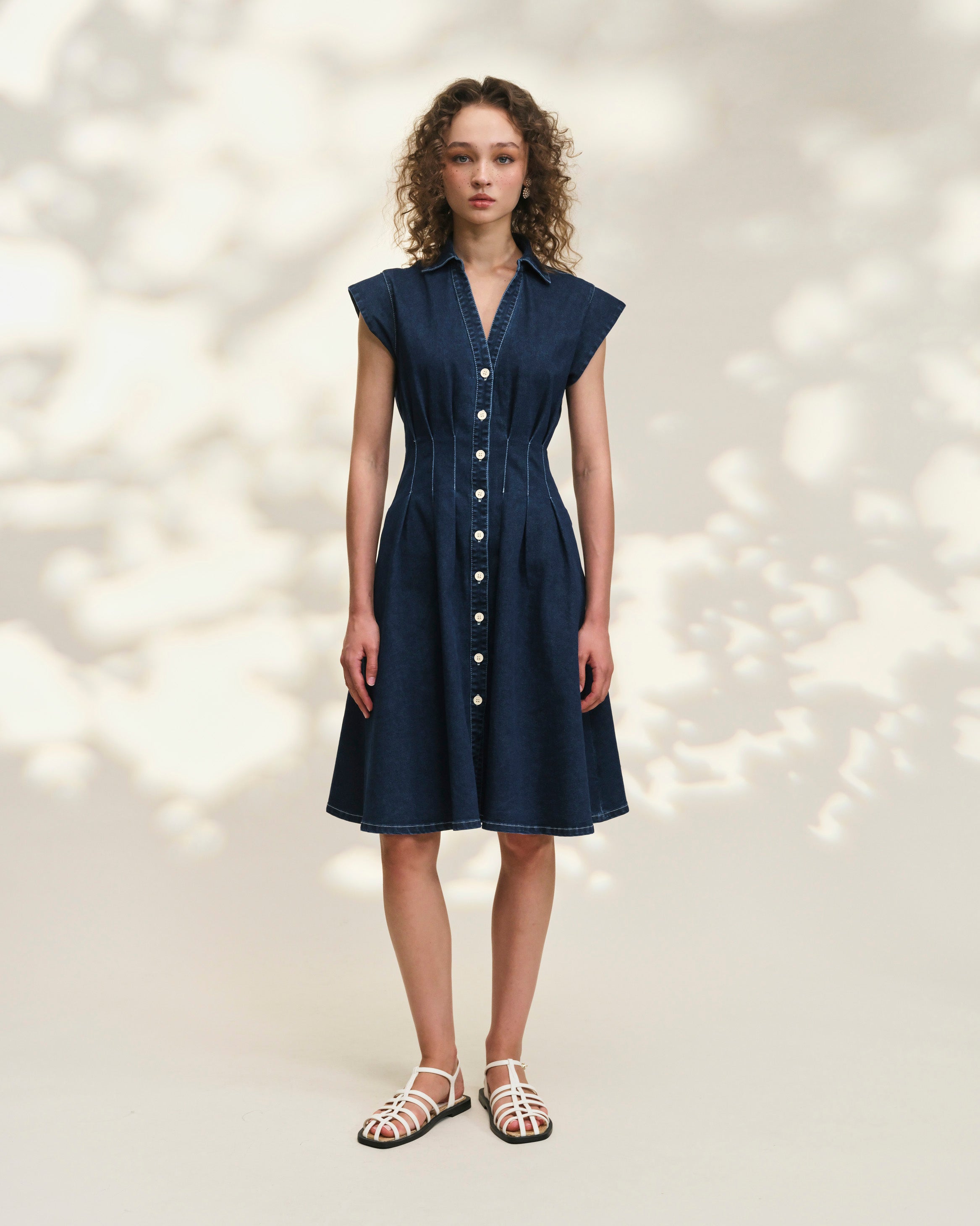 Sunrays Dark Denim Dress