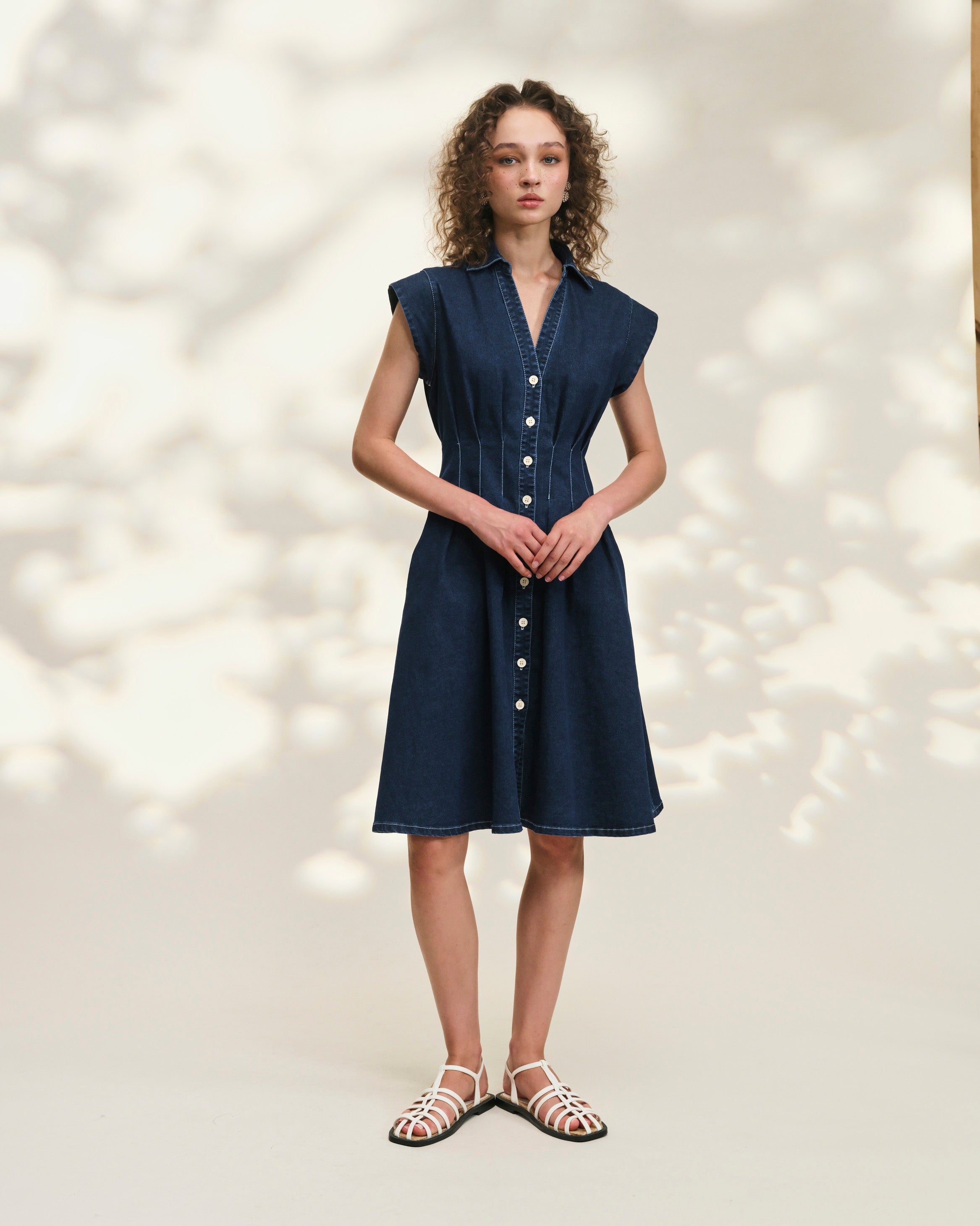 Sunrays Dark Denim Dress
