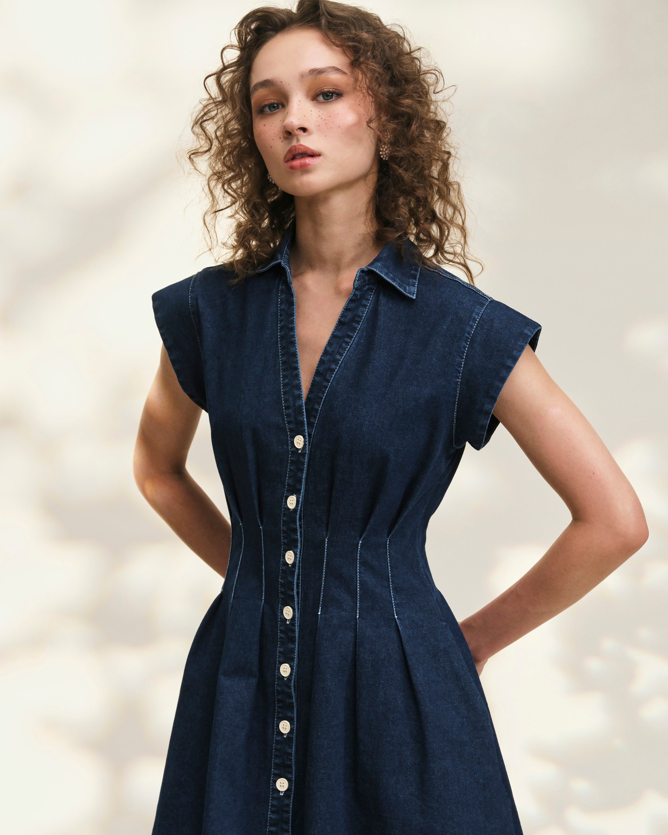 Sunrays Dark Denim Dress