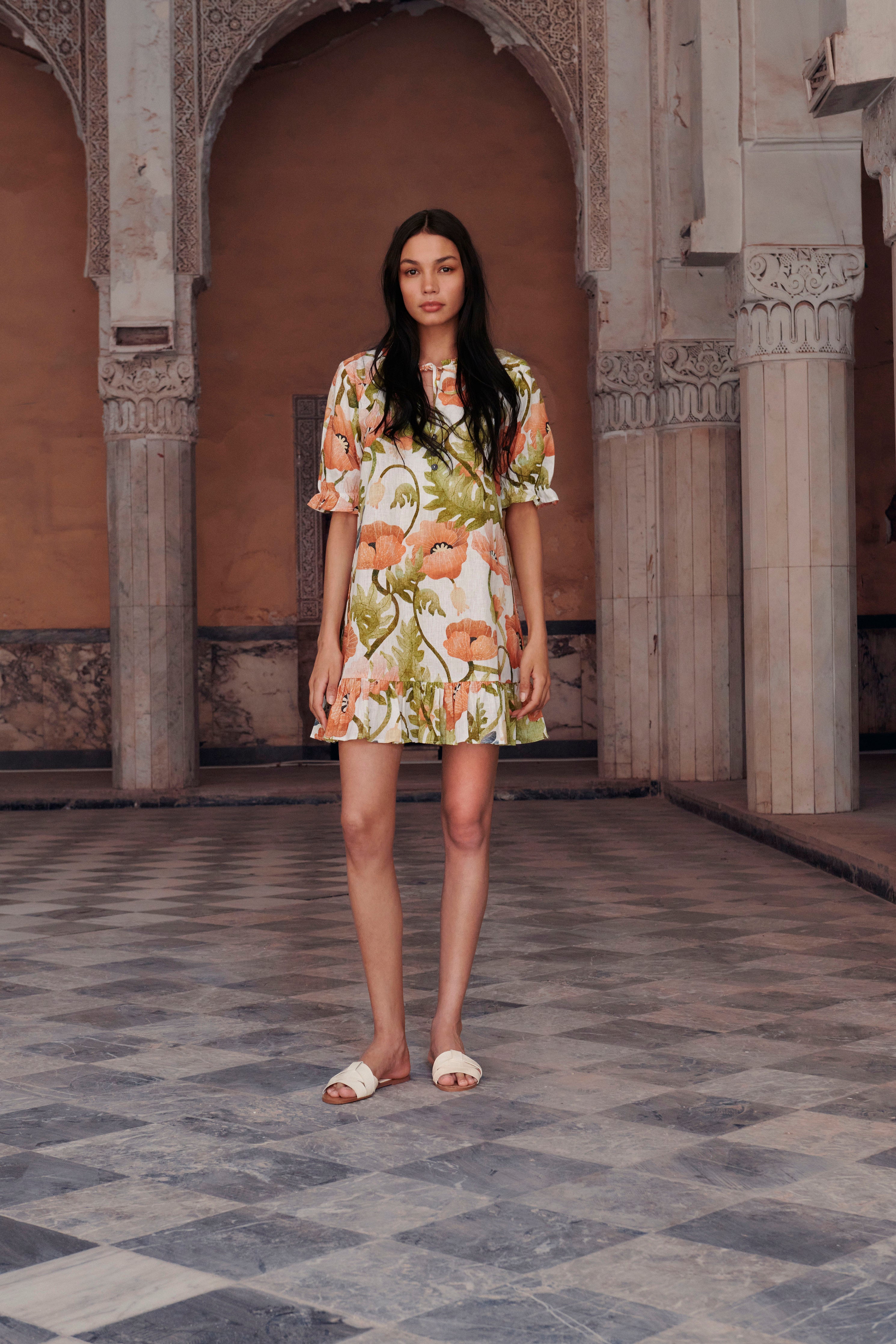 Poppy & Dragonfly Dress