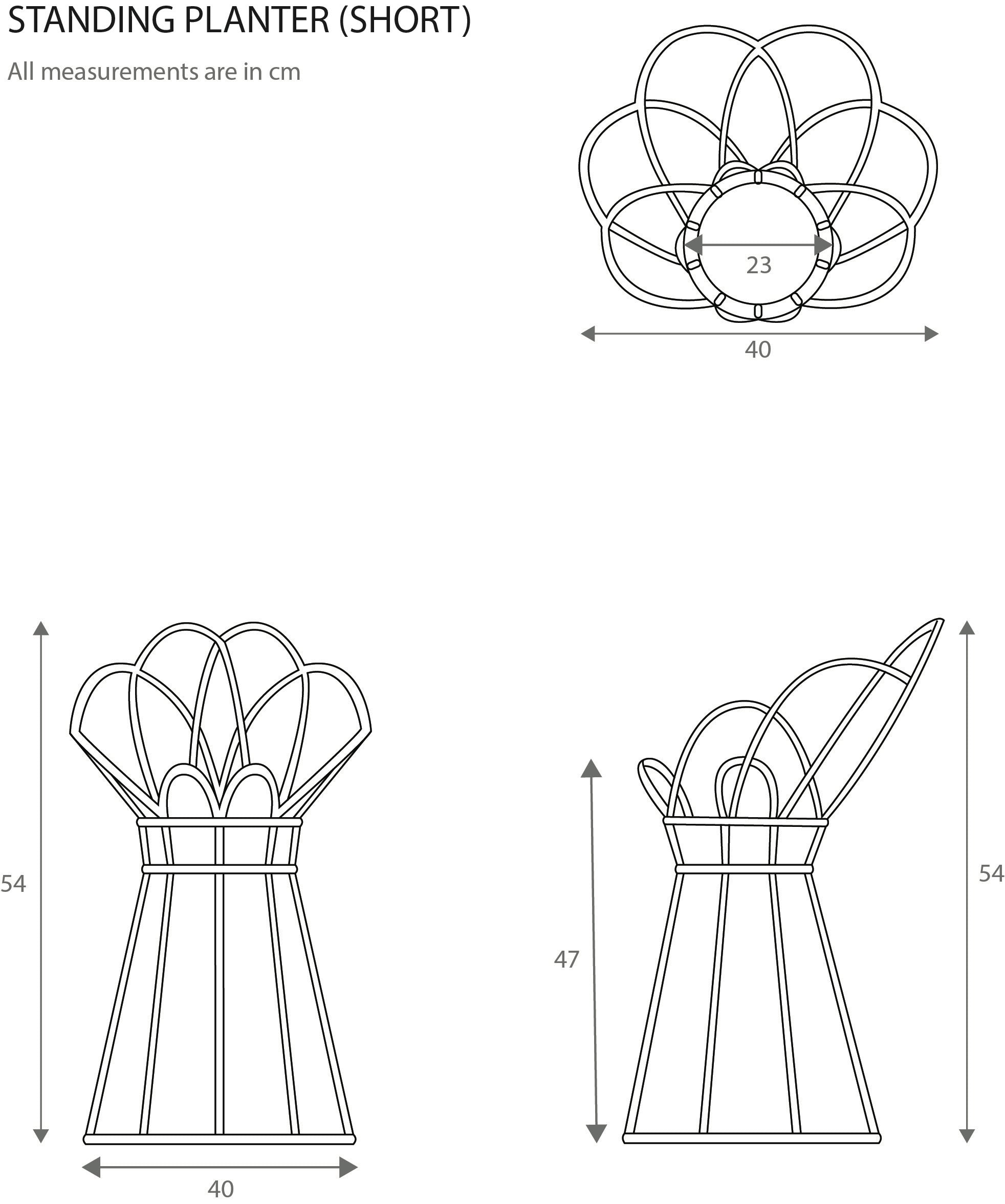 Standing Planter (White)