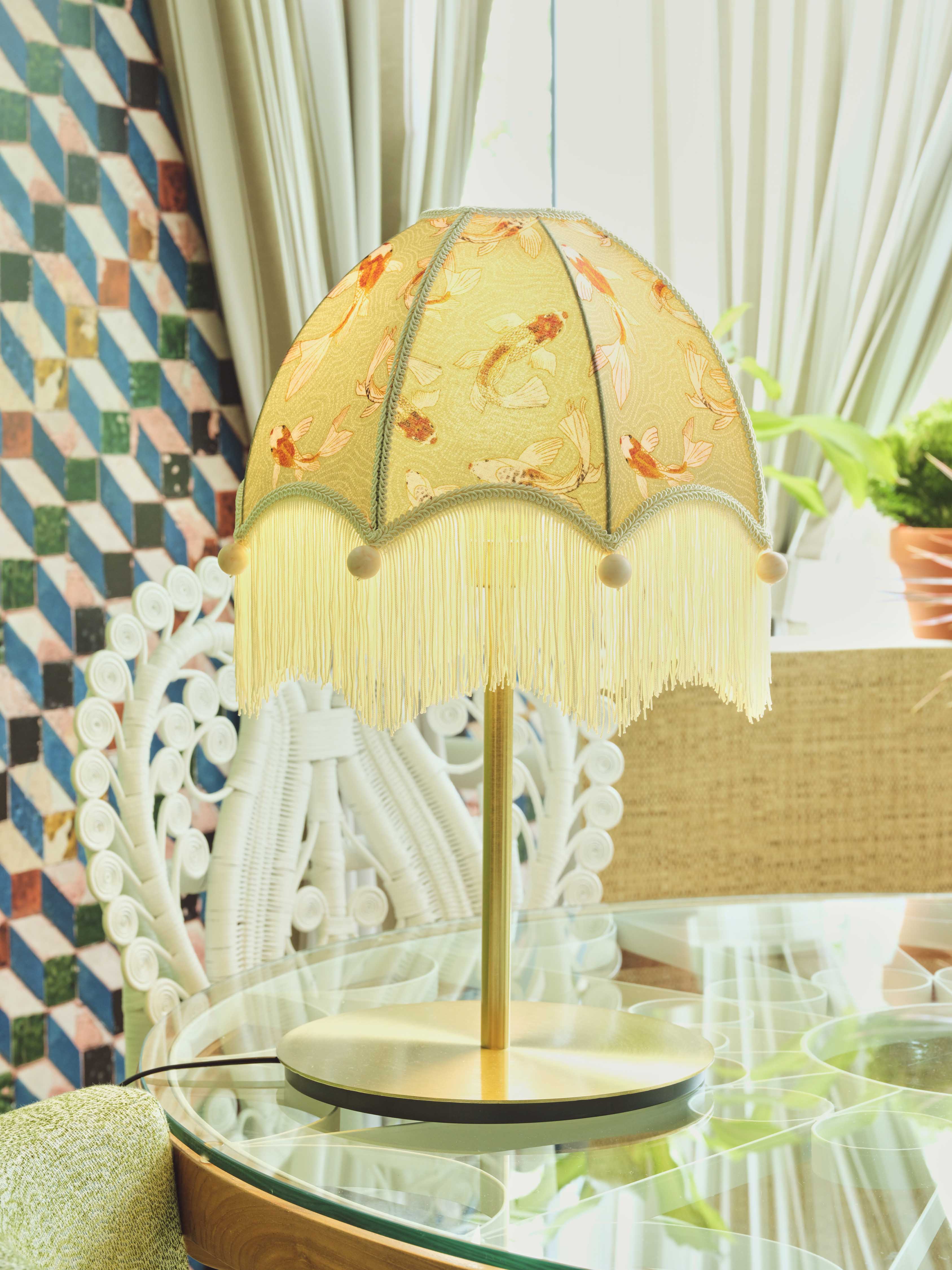 Green Koi Lampshade