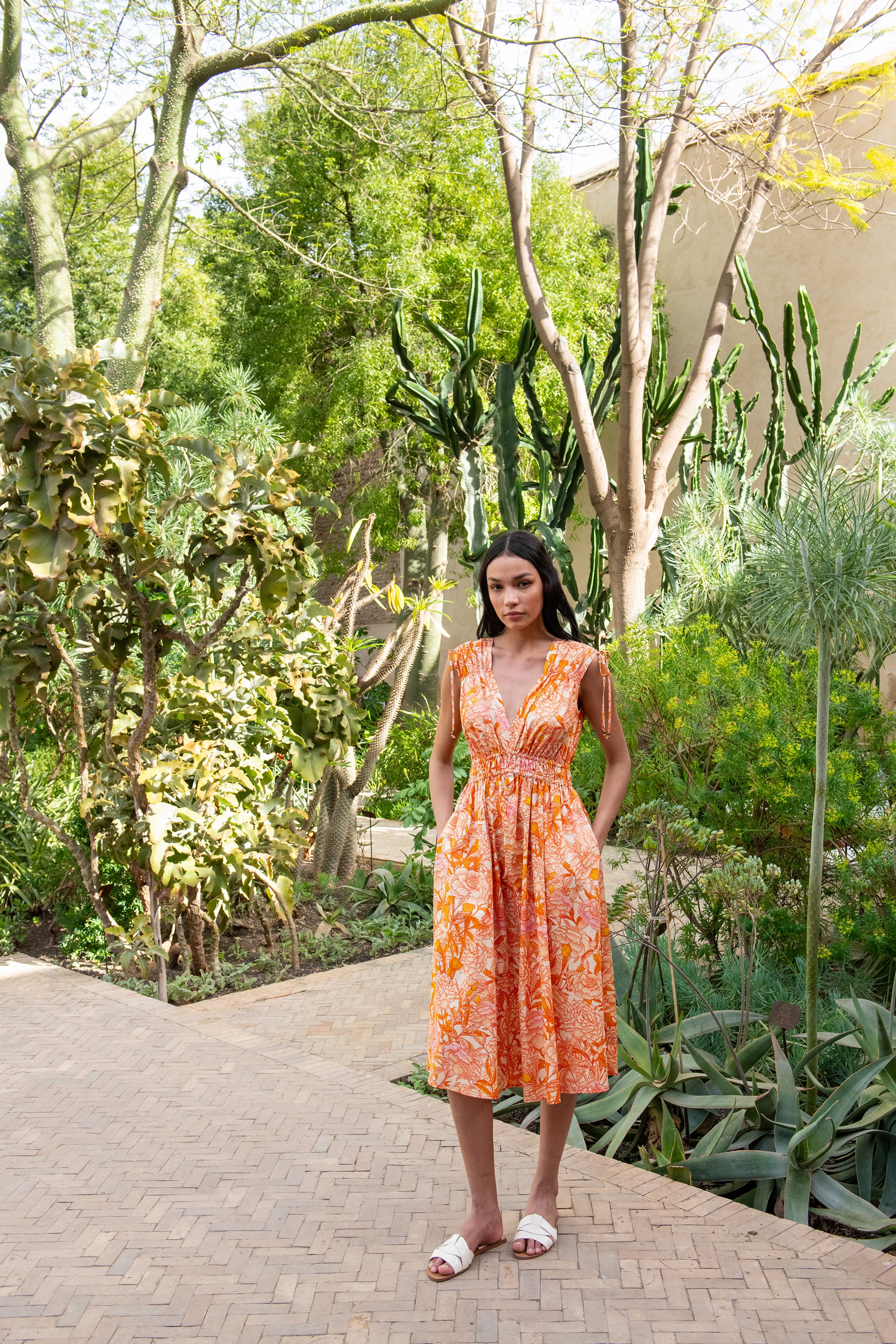 Vintage Peony Dress