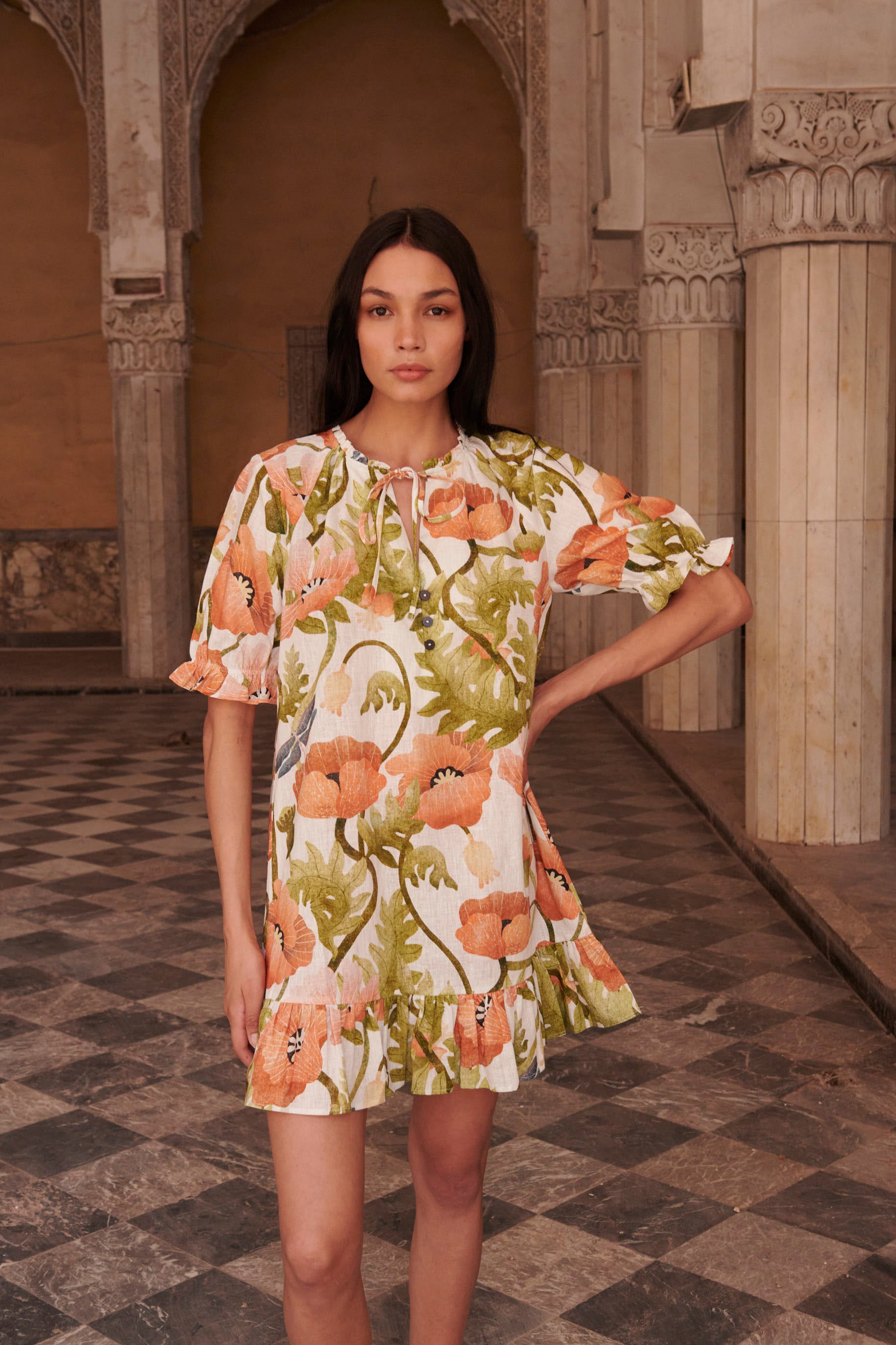 Poppy & Dragonfly Dress