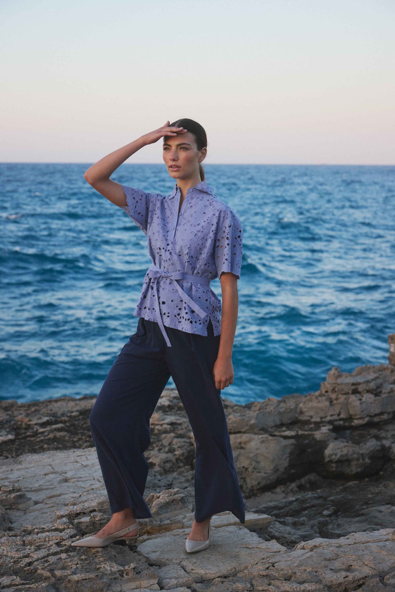 Porto Ercole Navy Pants