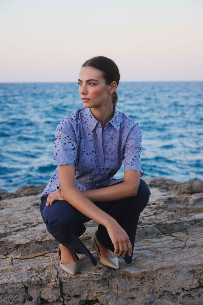 Puglia Periwinkle Shirt