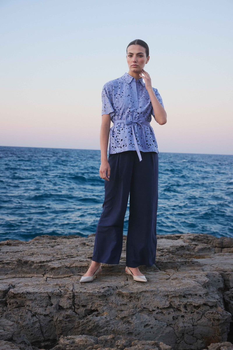 Porto Ercole Navy Pants