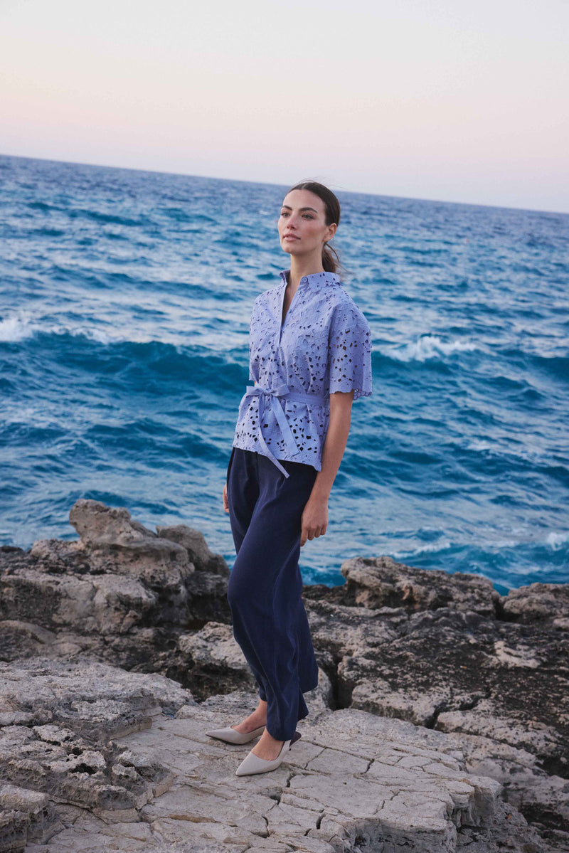 Porto Ercole Navy Pants