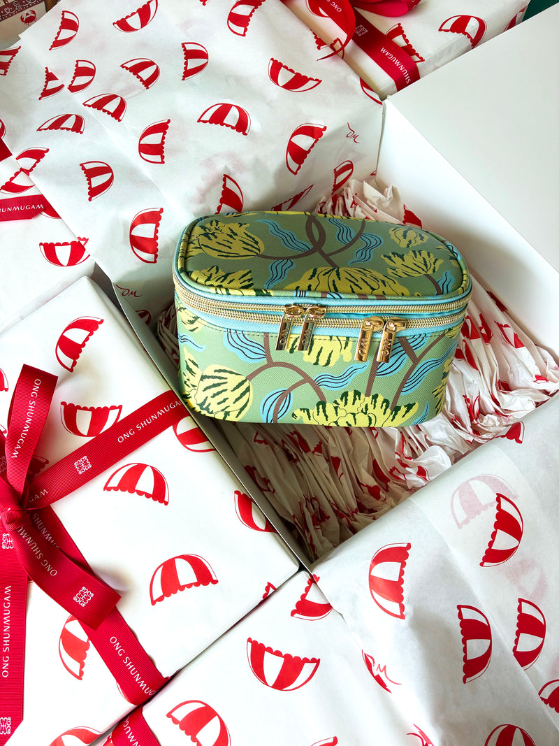 Yellow Tulips Cosmetics Case