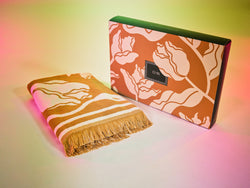 Teh Tarik Tulips Towel