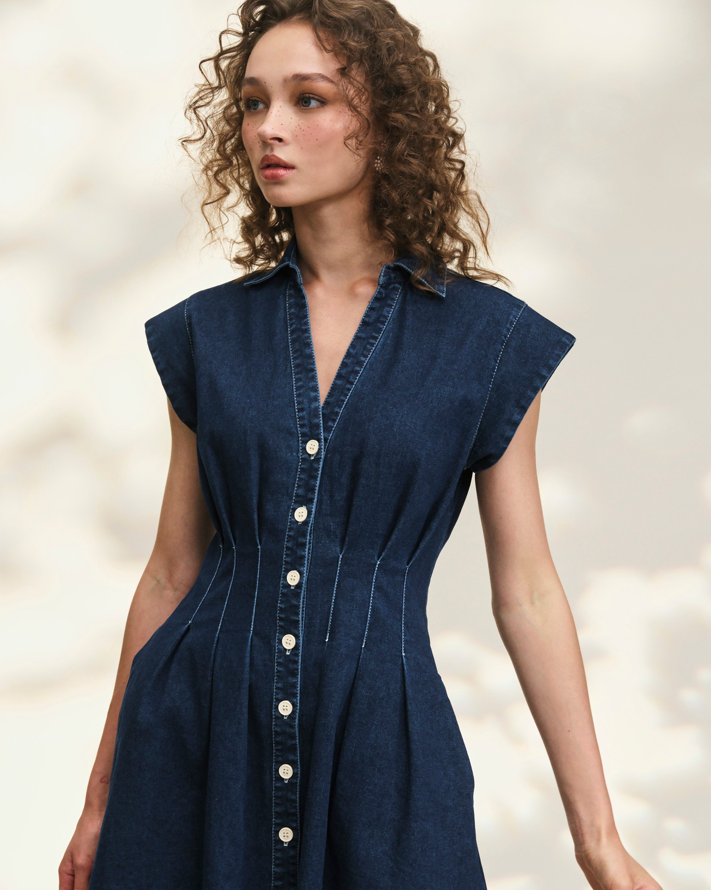 Sunrays Dark Denim Dress