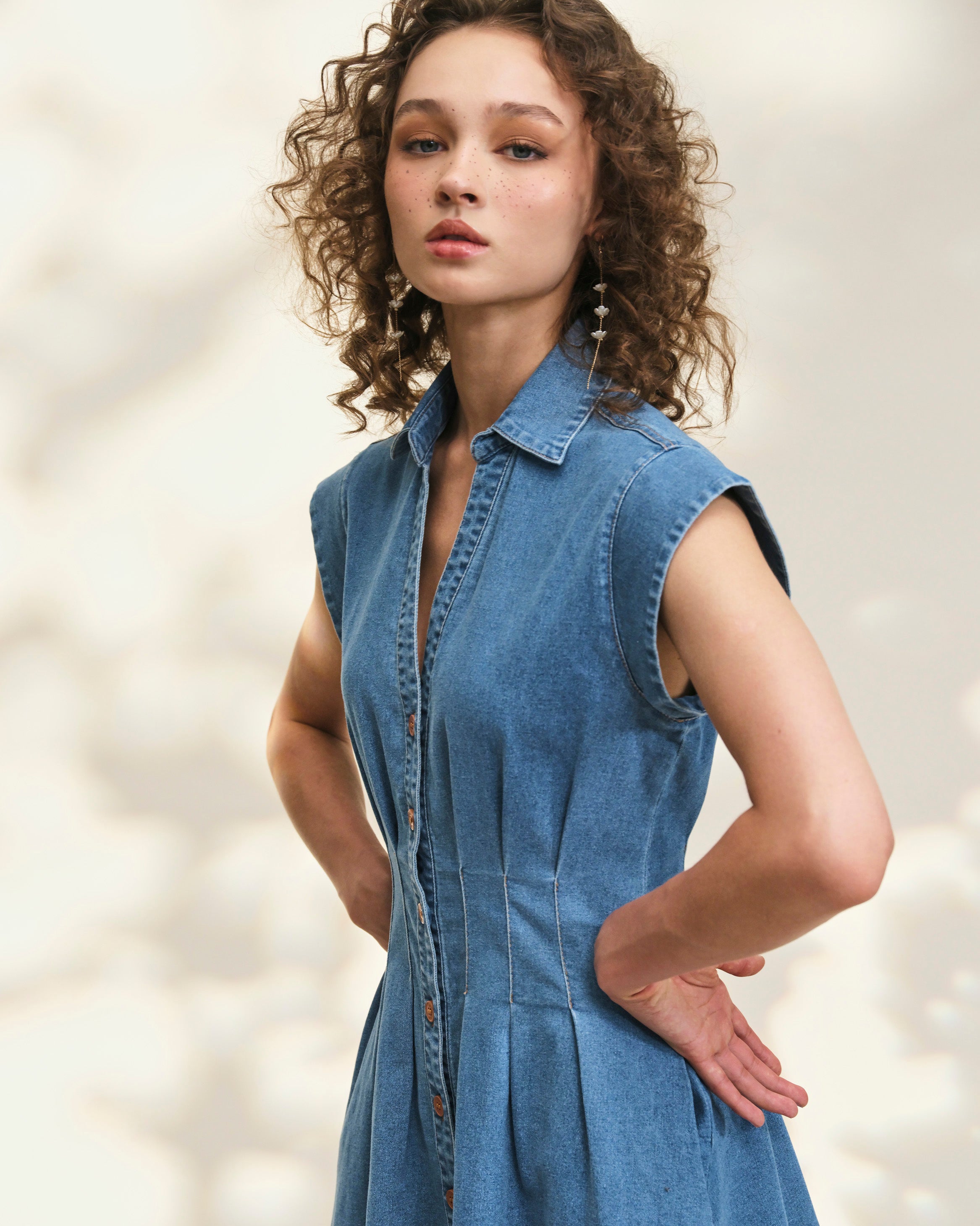 Sunrays Light Denim Dress