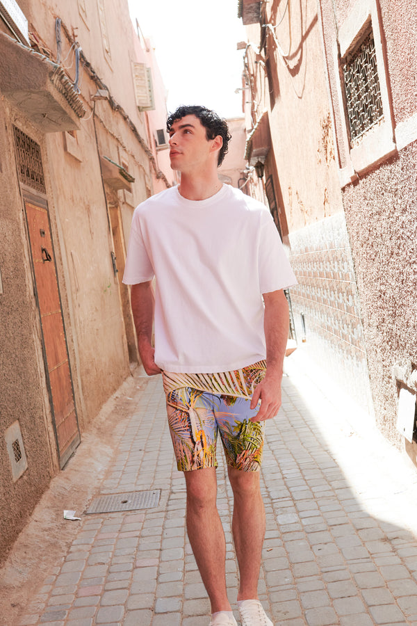 MB5 Yellow Palm Shorts