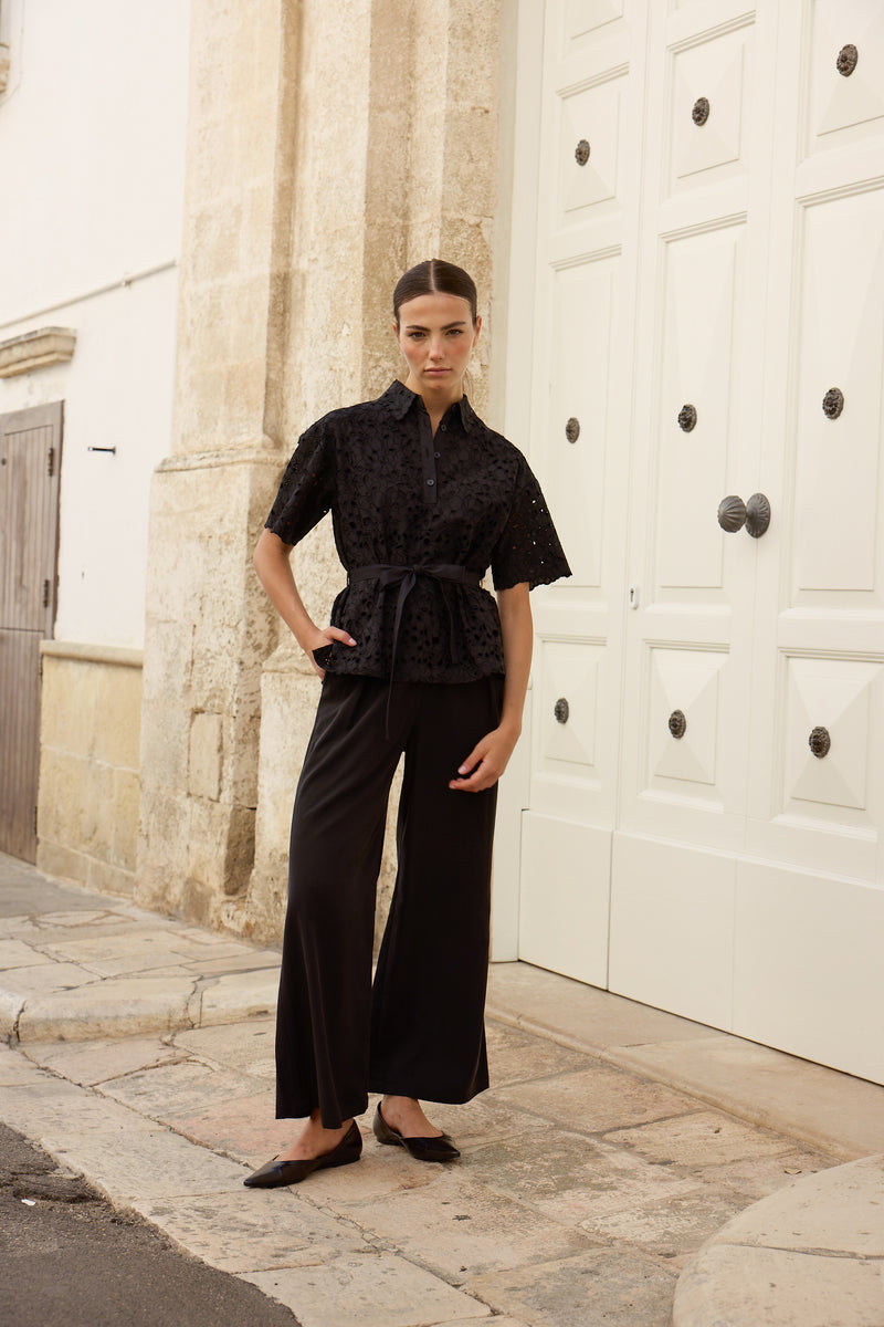 Porto Ercole Black Pants