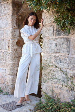 Porto Ercole Off White Pants
