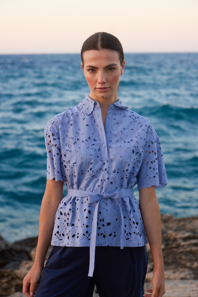 Puglia Periwinkle Shirt