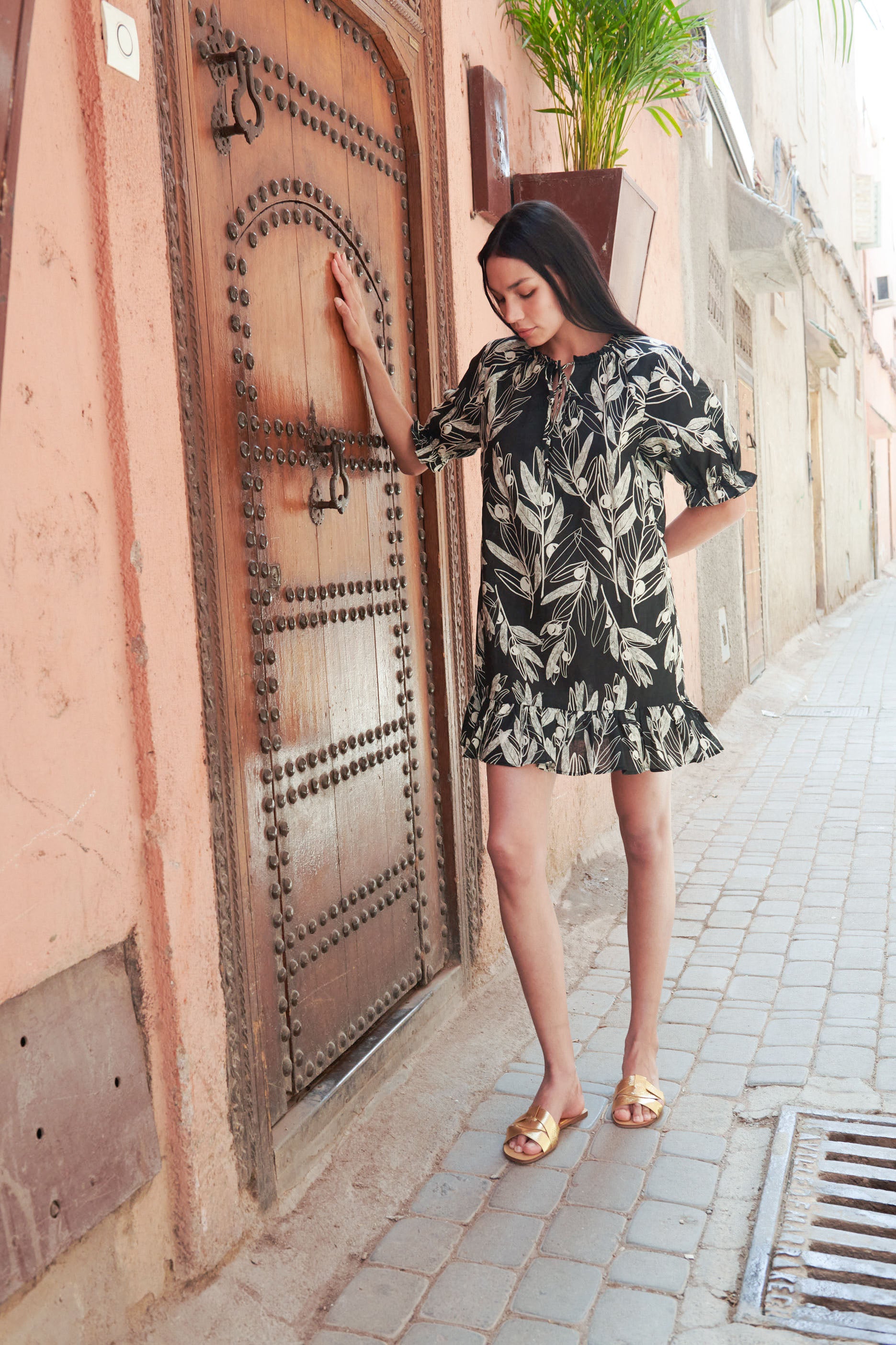 Black Berries Dress