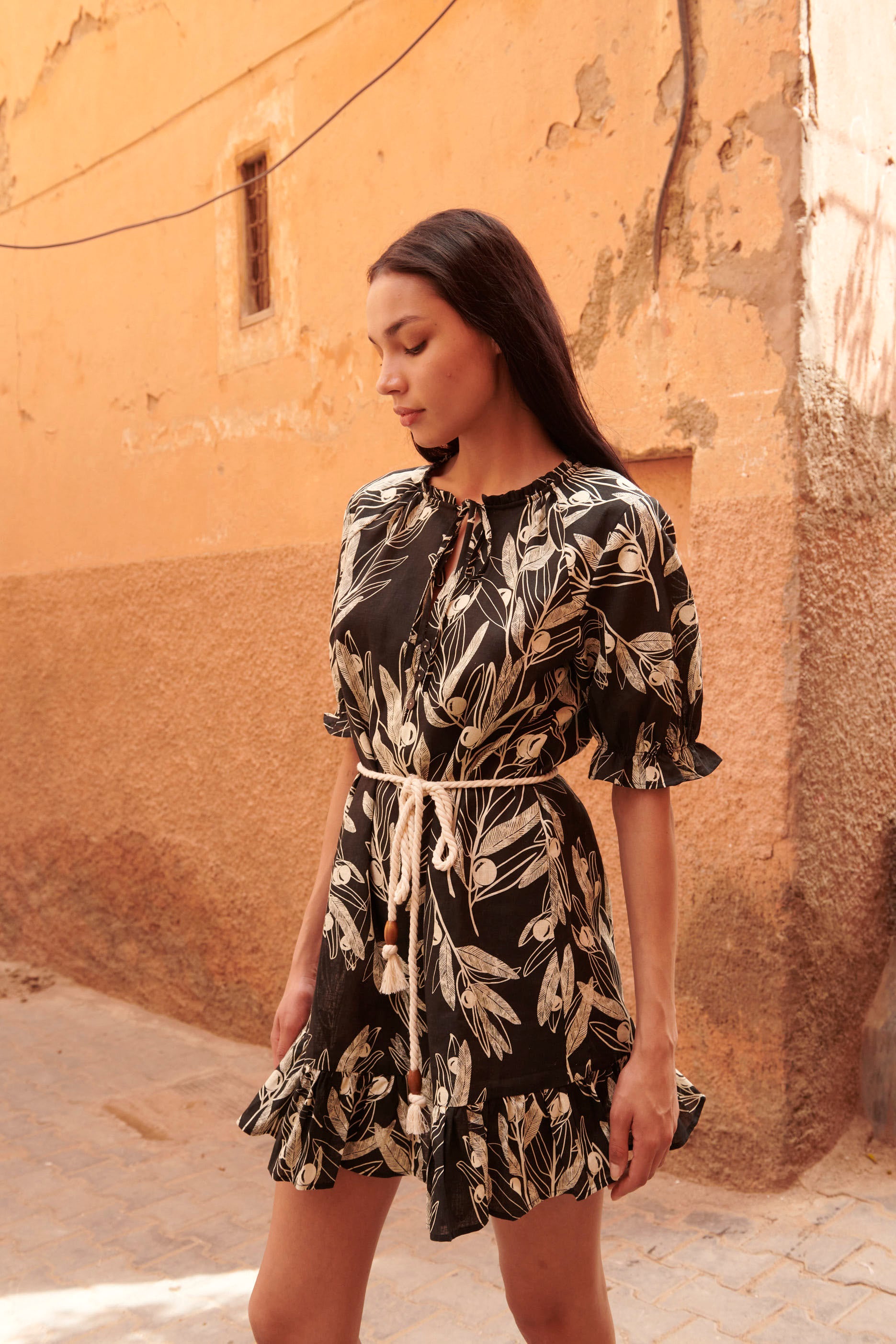 Black Berries Dress