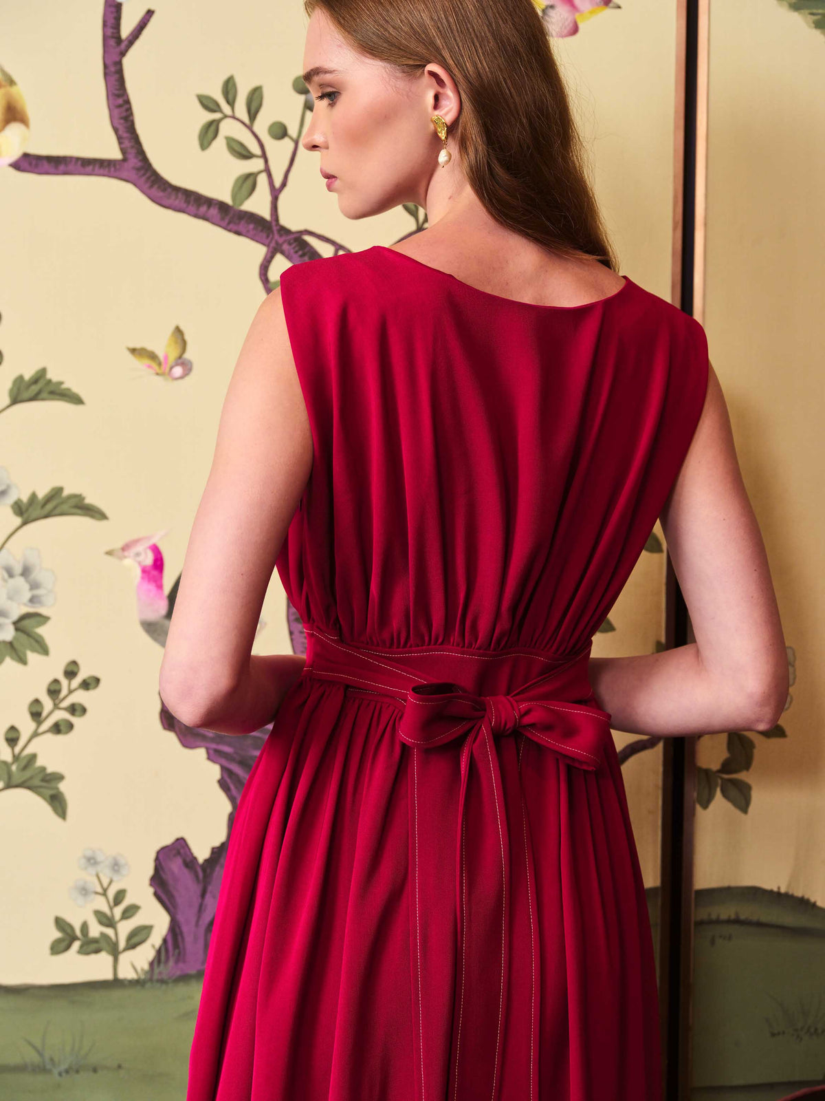 Fountain Red Dress
