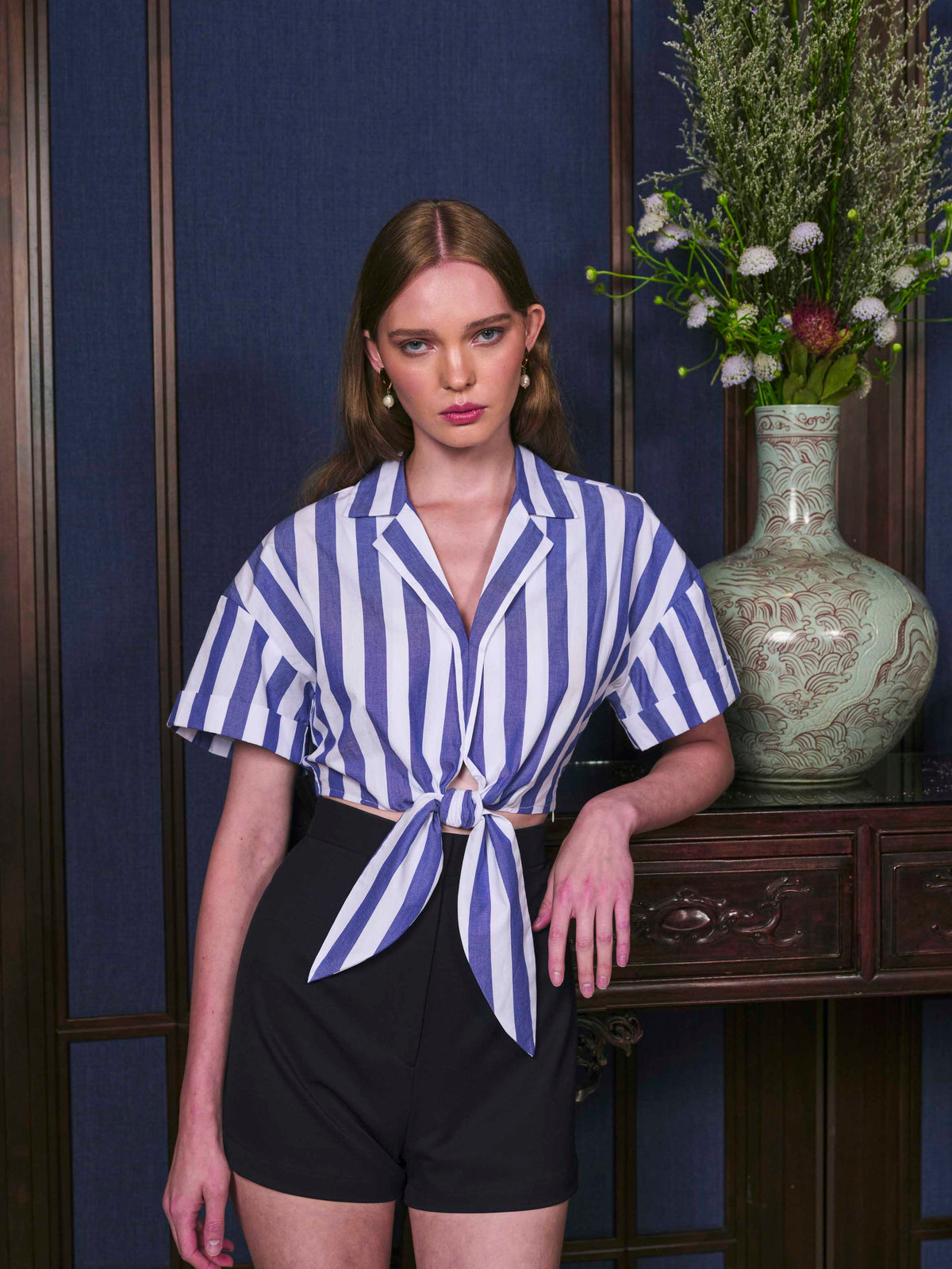 Almond Striped Shirt