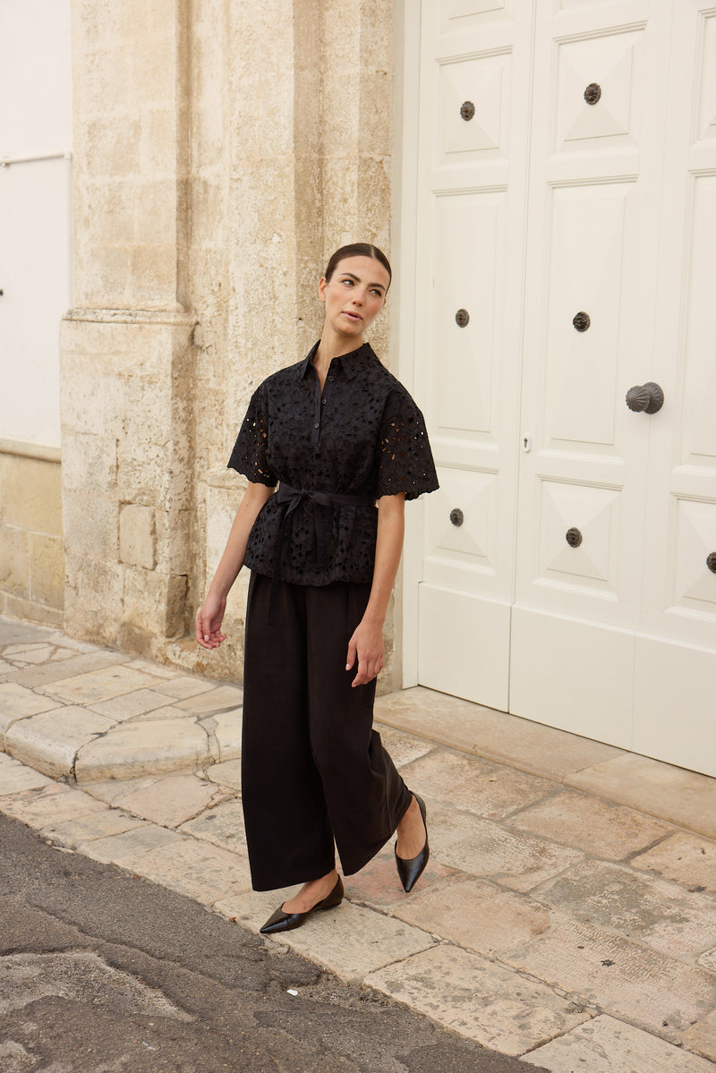 Porto Ercole Black Pants