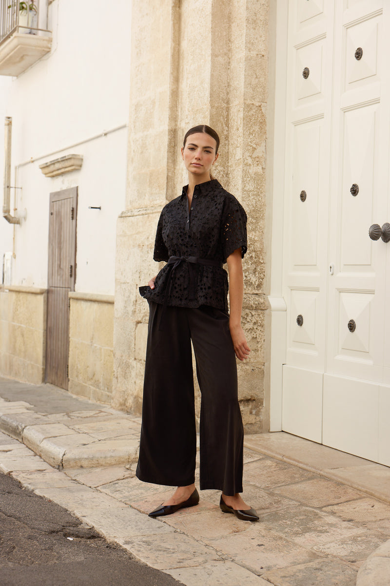 Porto Ercole Black Pants