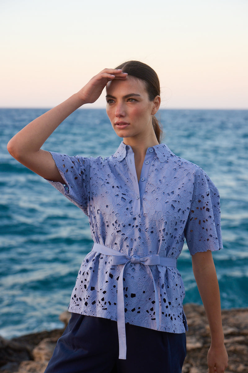Puglia Periwinkle Shirt