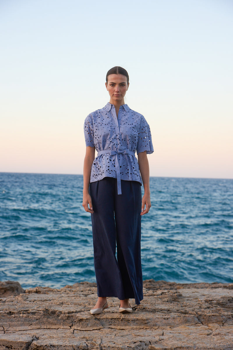 Porto Ercole Navy Pants