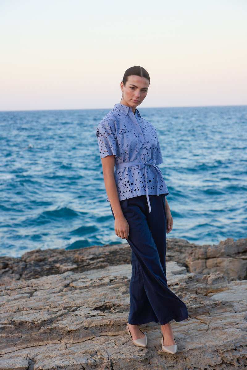 Porto Ercole Navy Pants