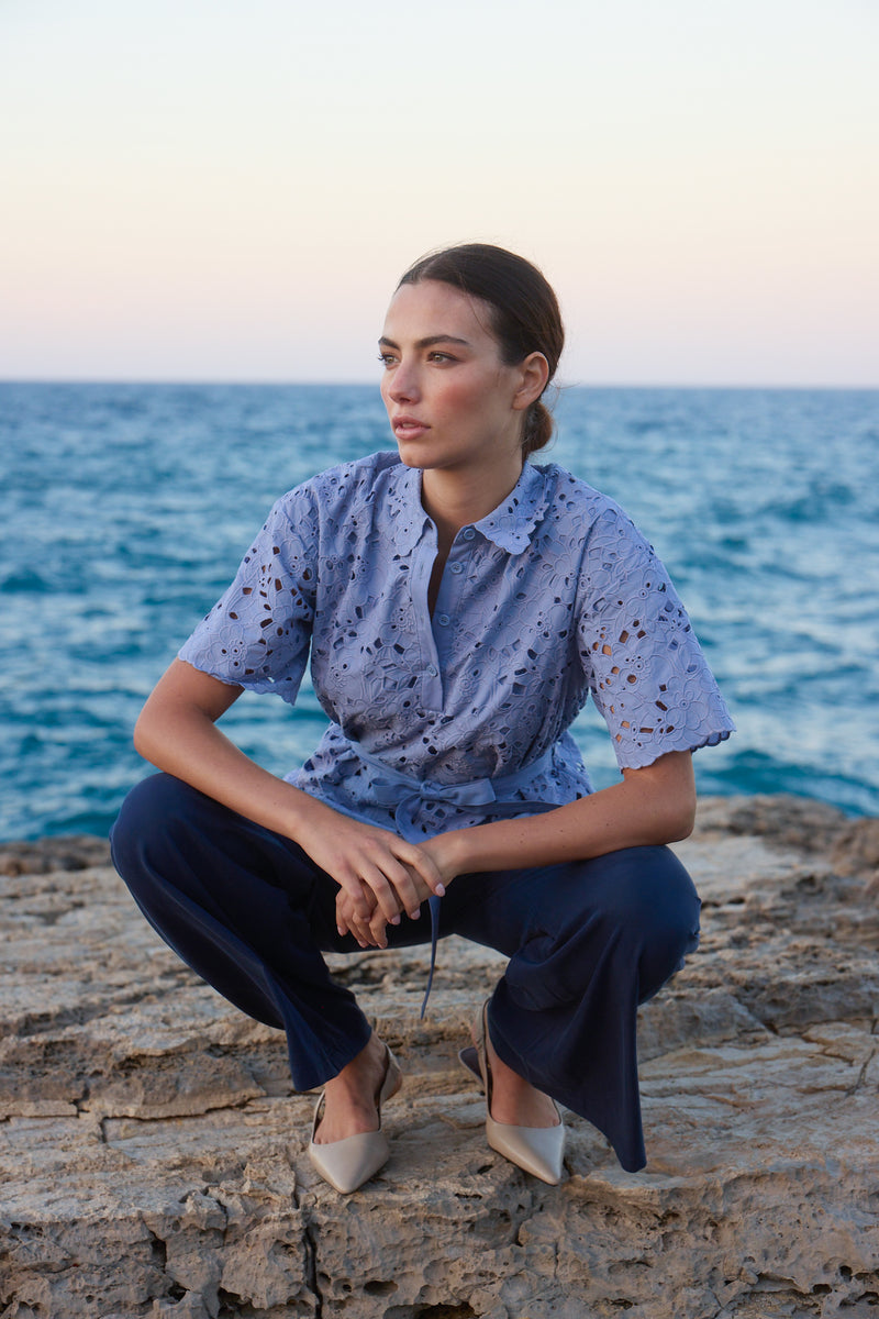 Porto Ercole Navy Pants