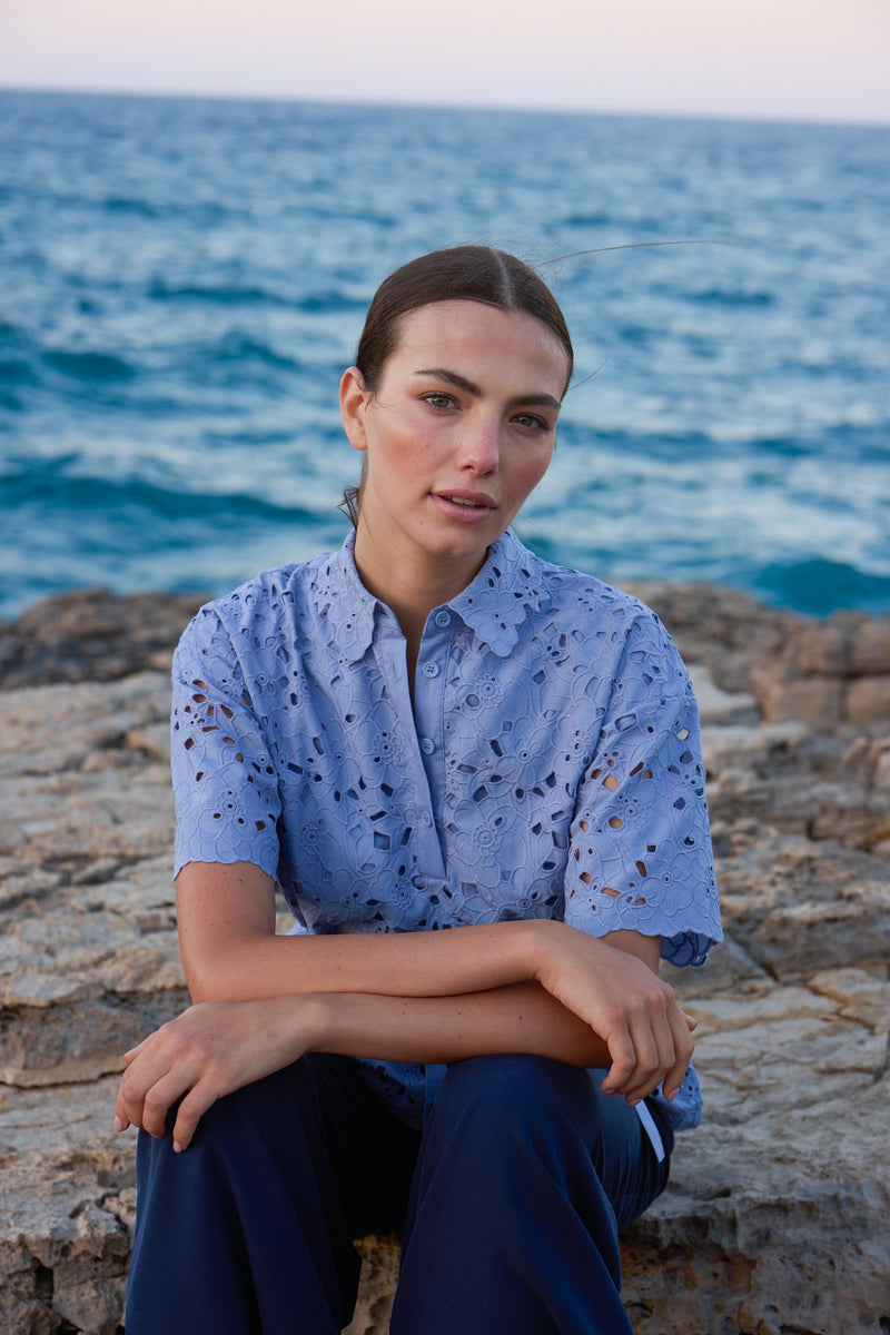 Puglia Periwinkle Shirt