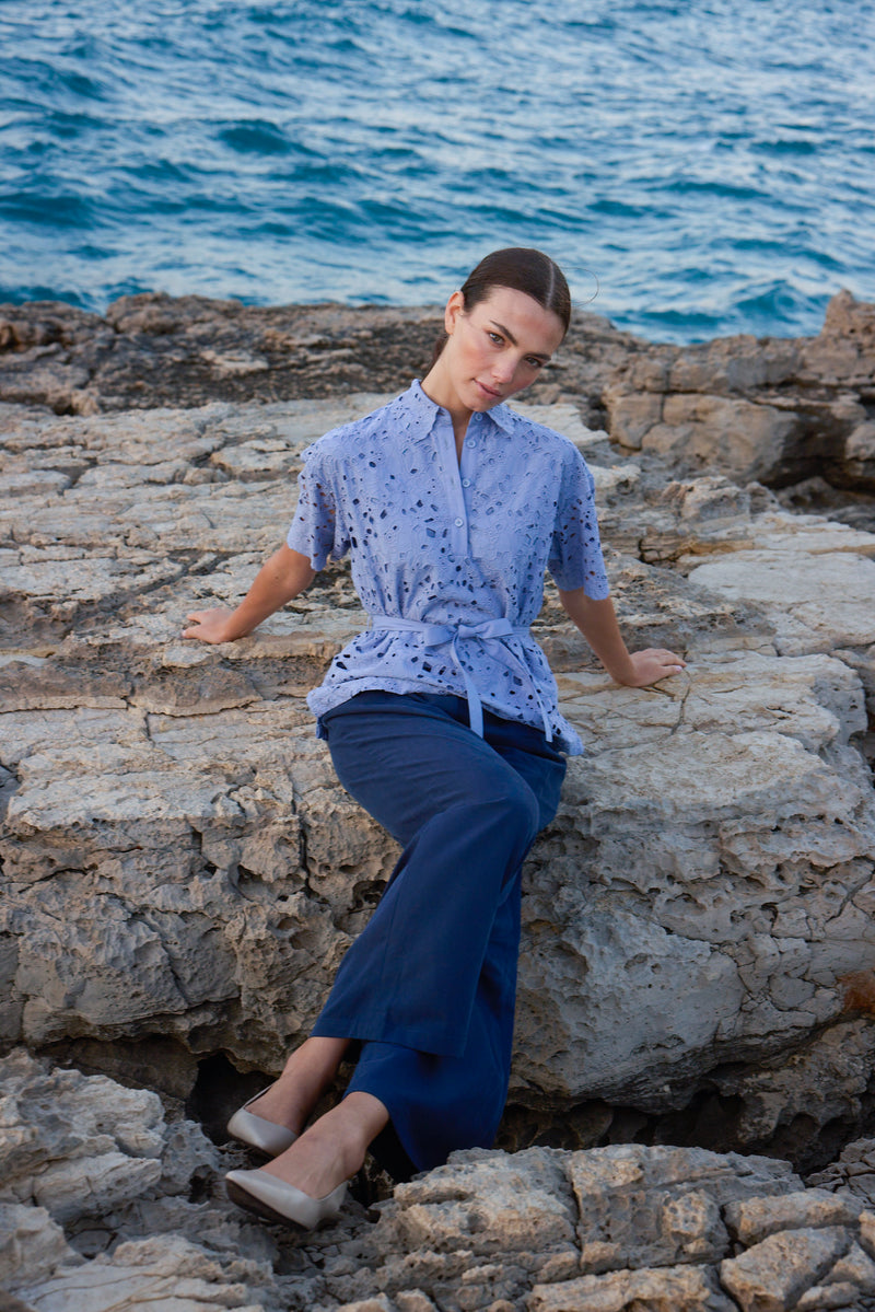 Porto Ercole Navy Pants