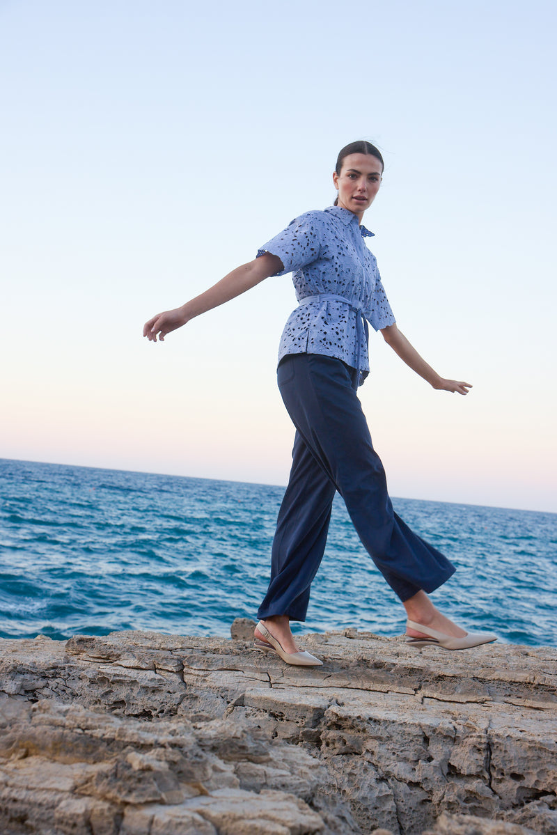 Porto Ercole Navy Pants
