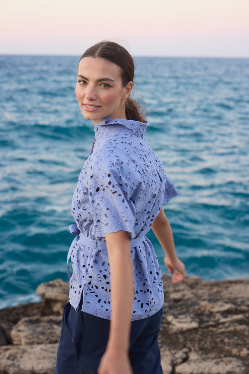 Puglia Periwinkle Shirt