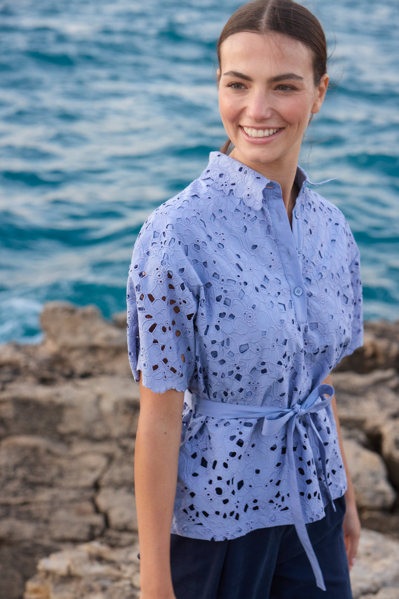 Puglia Periwinkle Shirt
