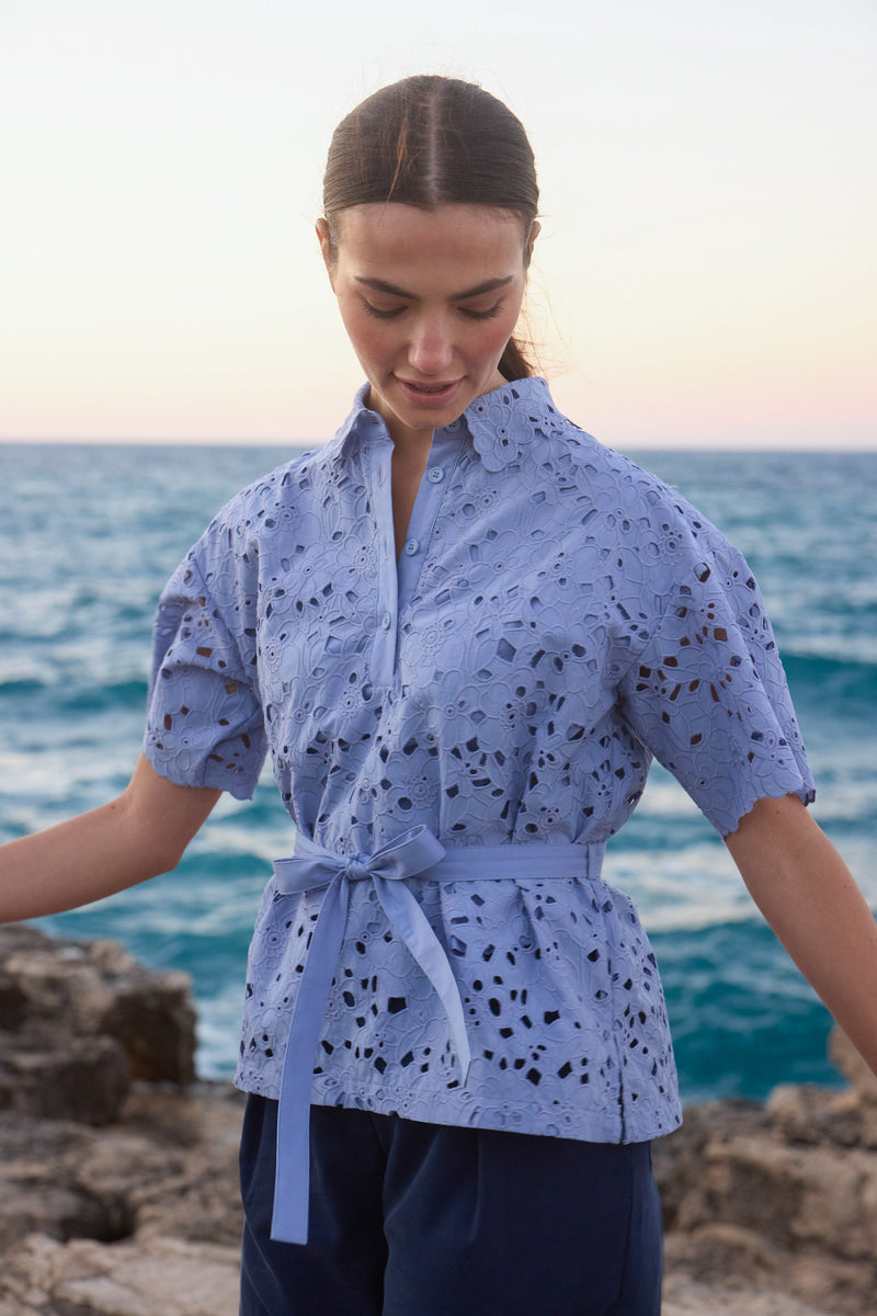 Puglia Periwinkle Shirt