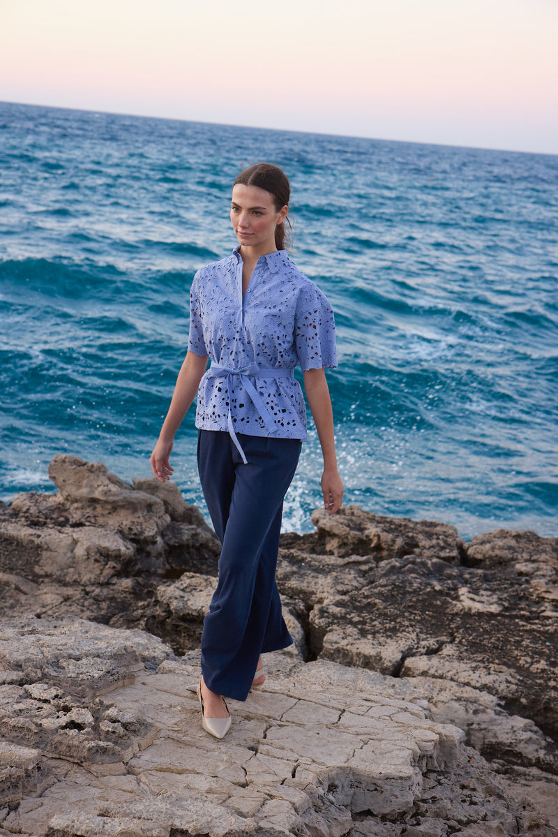Porto Ercole Navy Pants