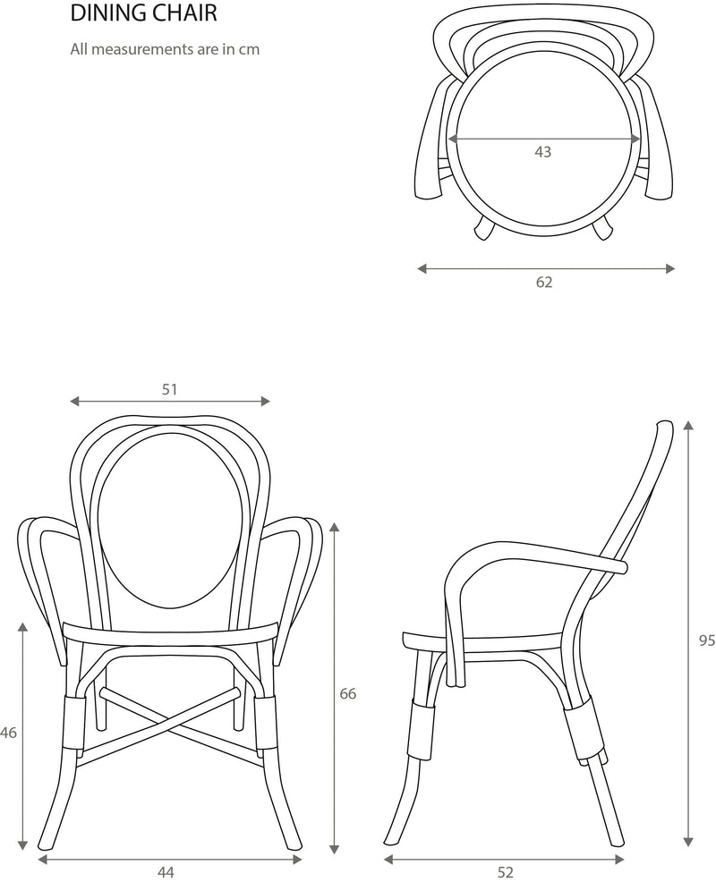 Dining Chair (Brown)