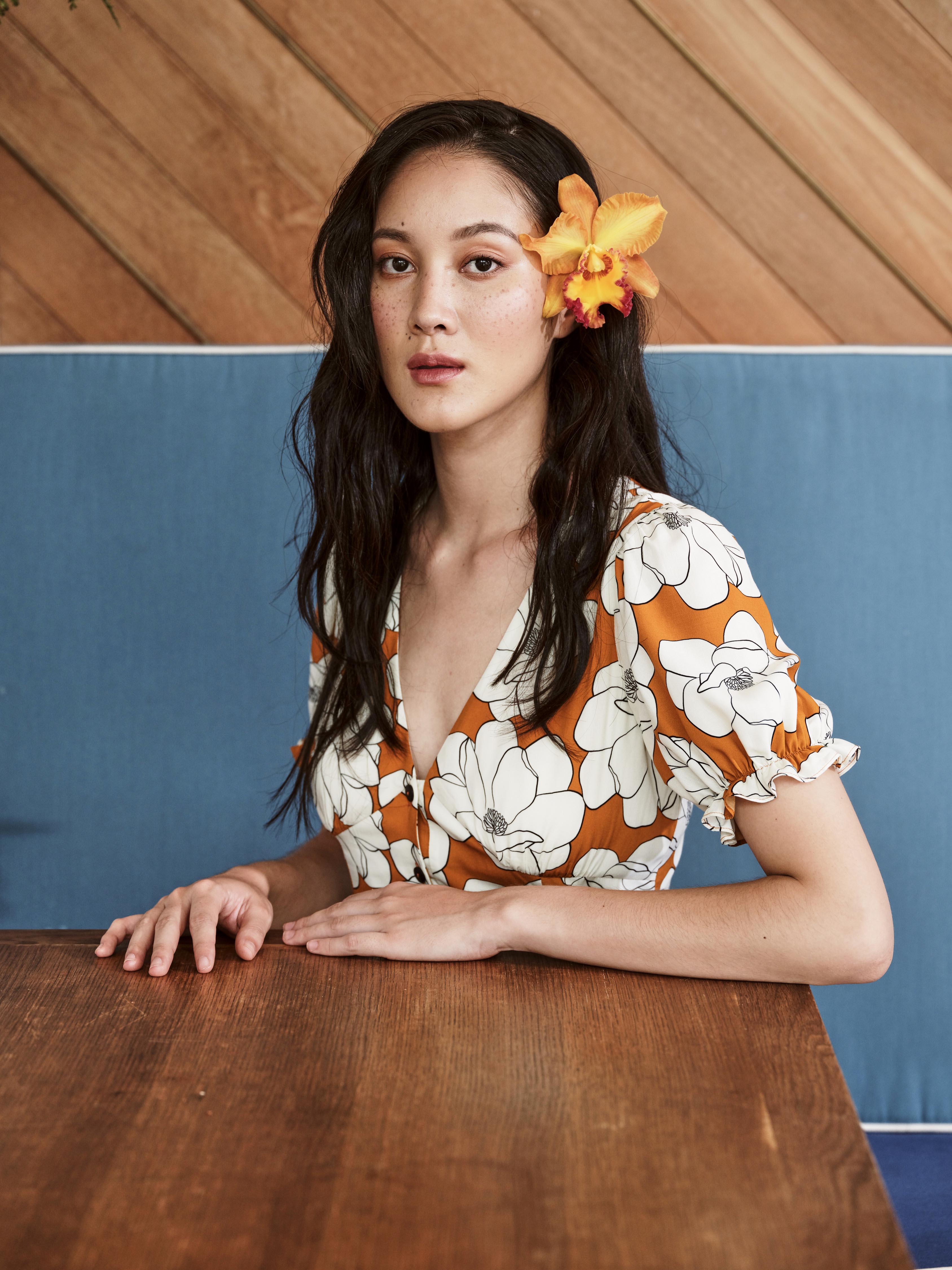 Yellow Peony Dress