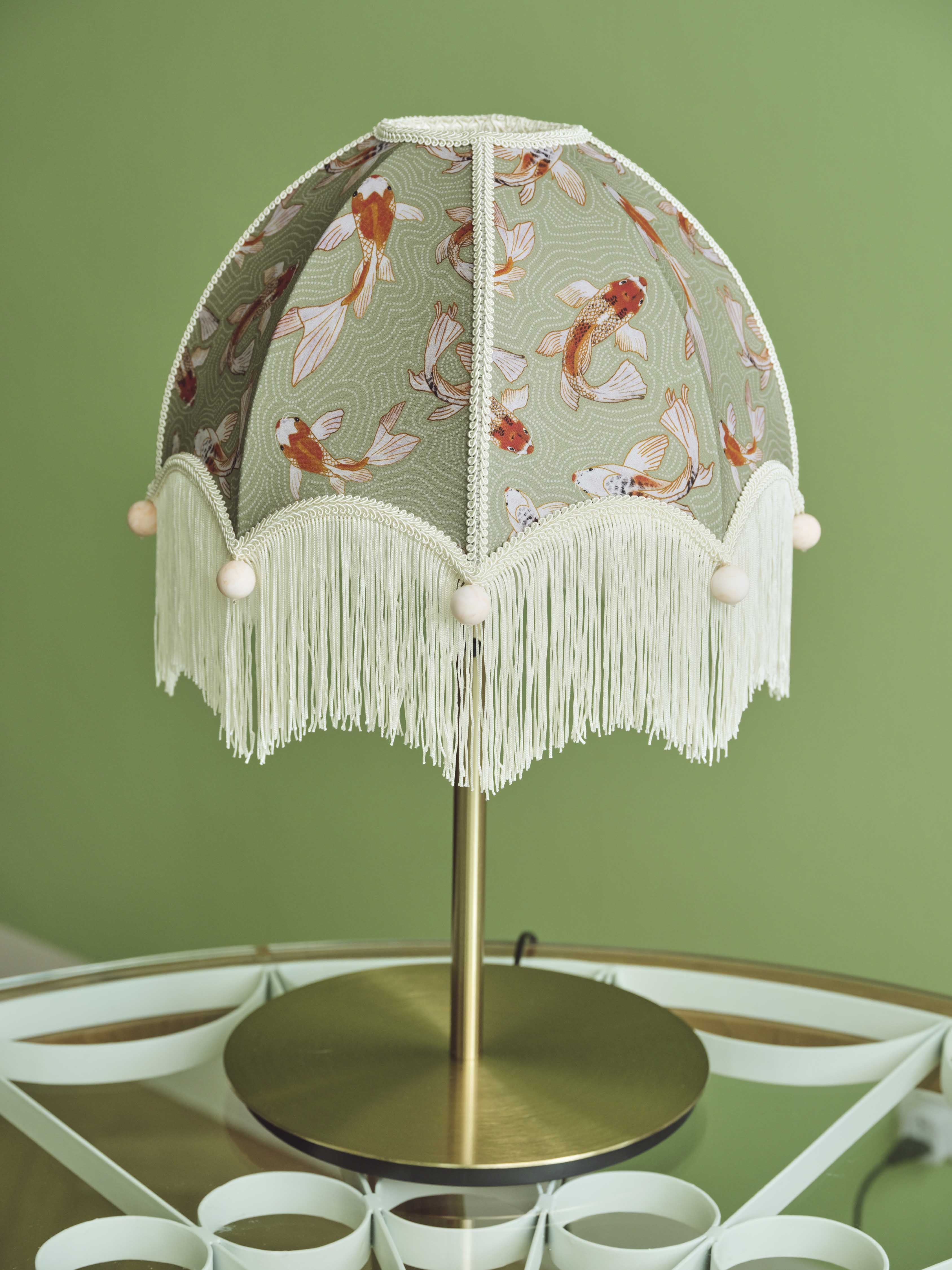 Green Koi Lampshade
